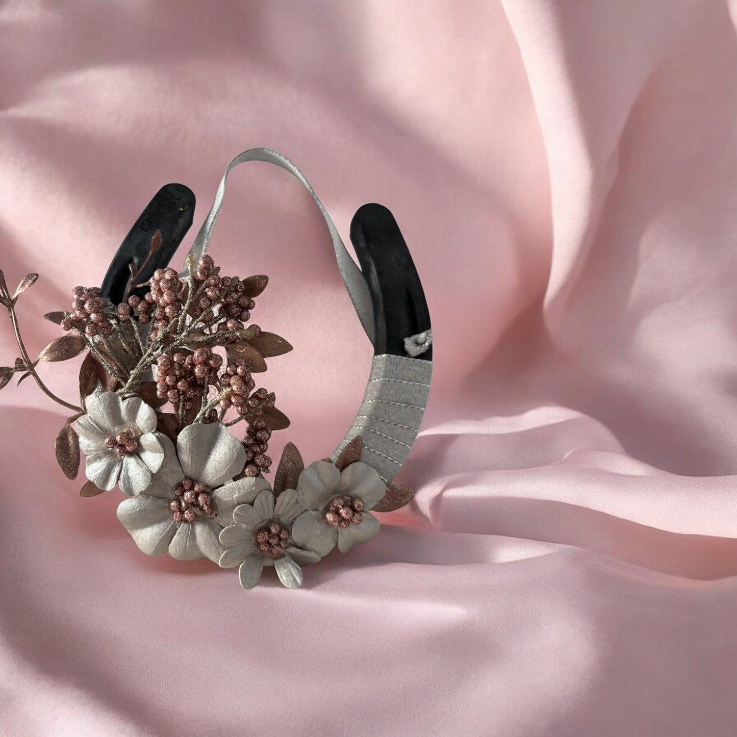 Love and Sparkle Decorated Horse Shoe