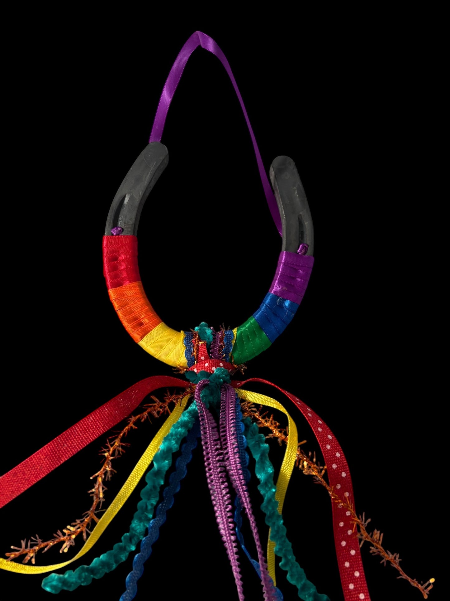 Pride Horseshoe- Proceeds donated to Horse Rescues