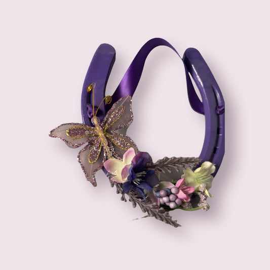 Purple Decorated Horseshoe